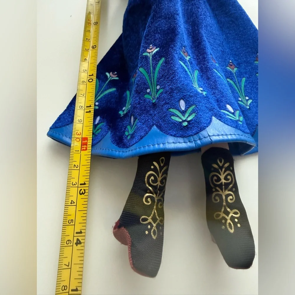 14” Disney Frozen Princess Anna Hard Headed Plush Doll - Picture 8 of 9